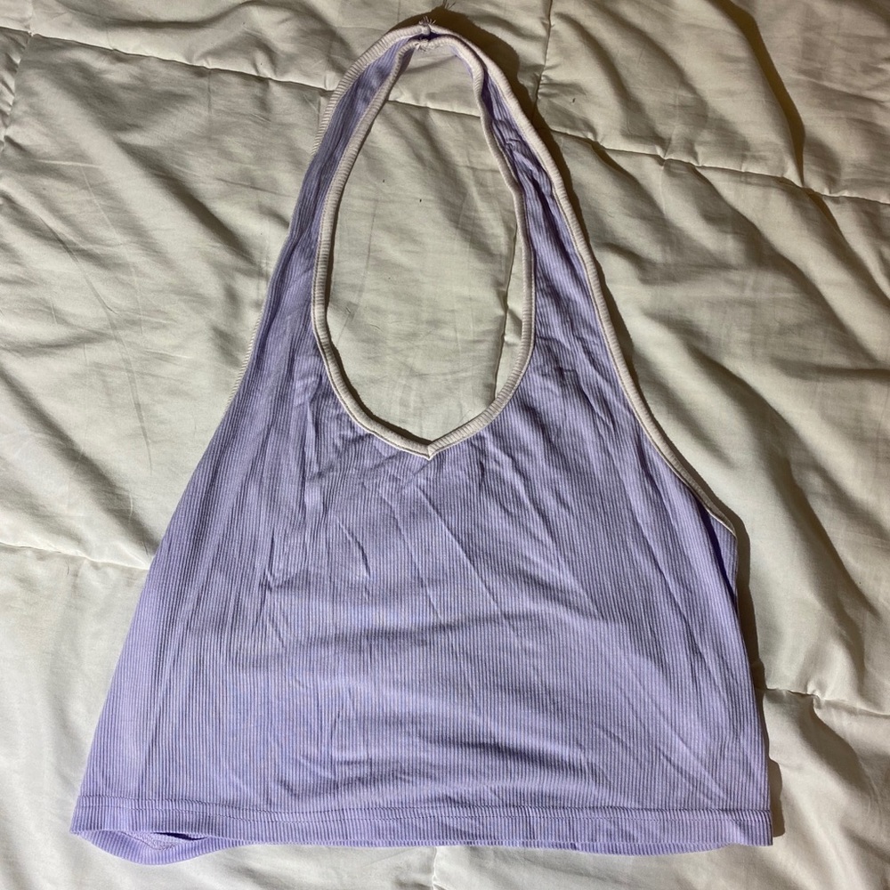 Light Purple Halter Top